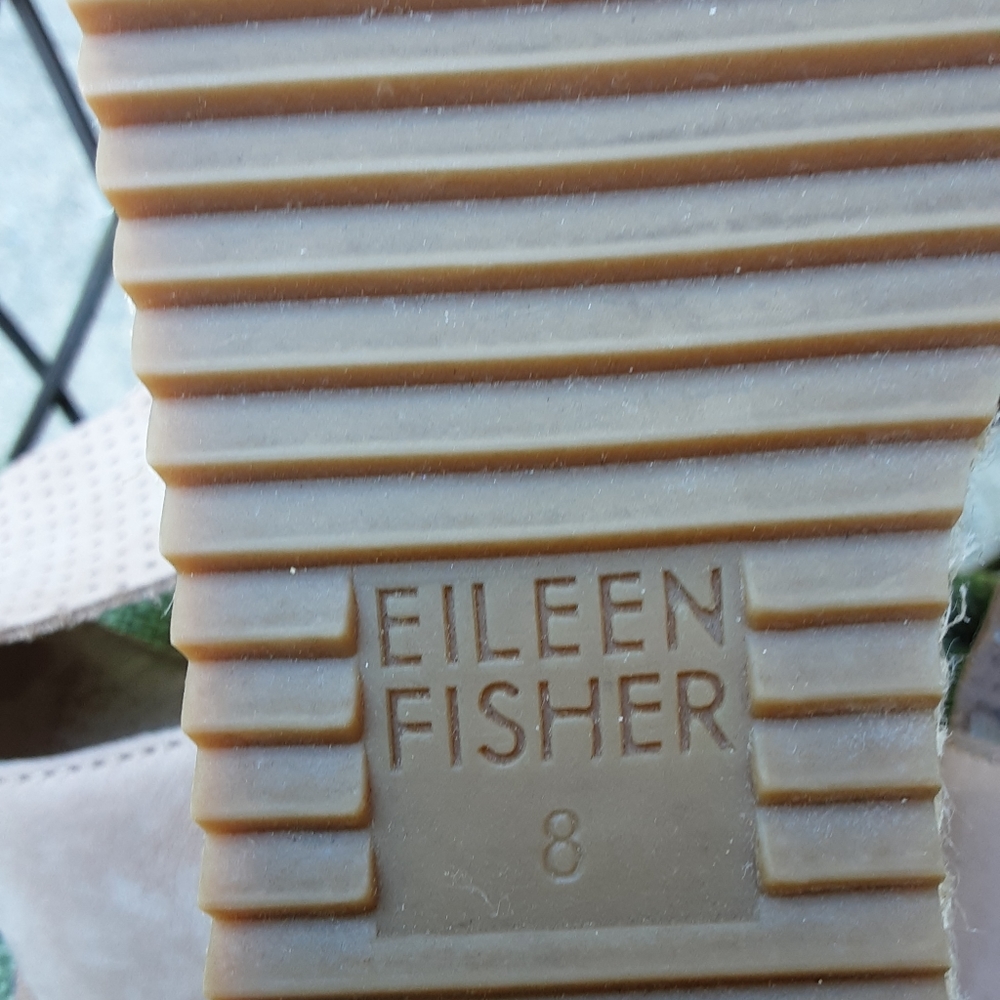 Eileen Fisher Suede Espadrille Wedge sandal. - Picture 12 of 12